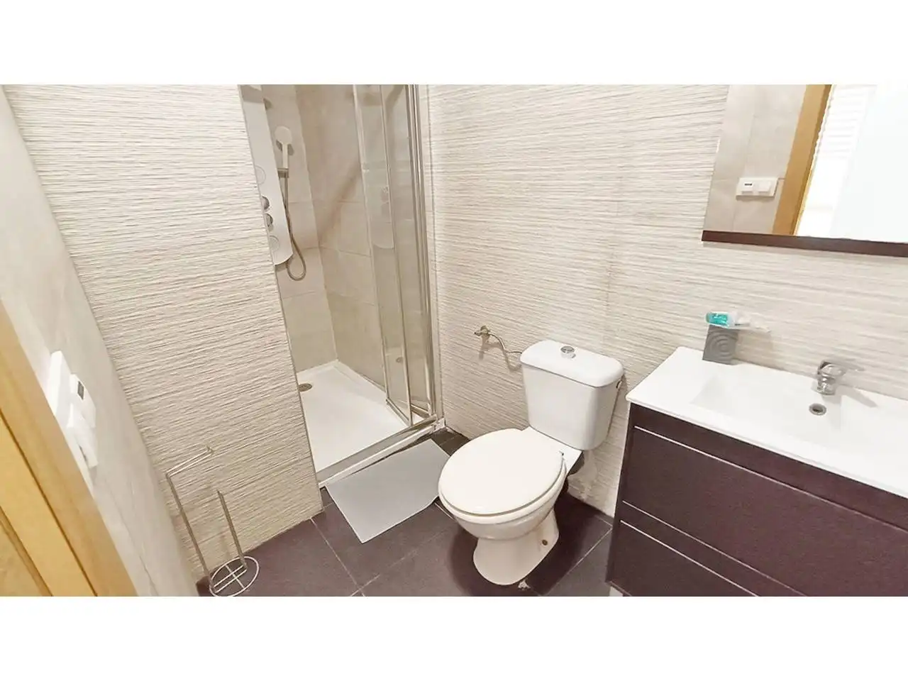 Baño de Estudio en venta en Peñíscola / Peníscola con Aire acondicionado, Terraza y Amueblado