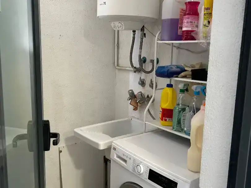 Küche von Wohnung zur Miete in Cubelles mit Klimaanlage und Schwimmbad