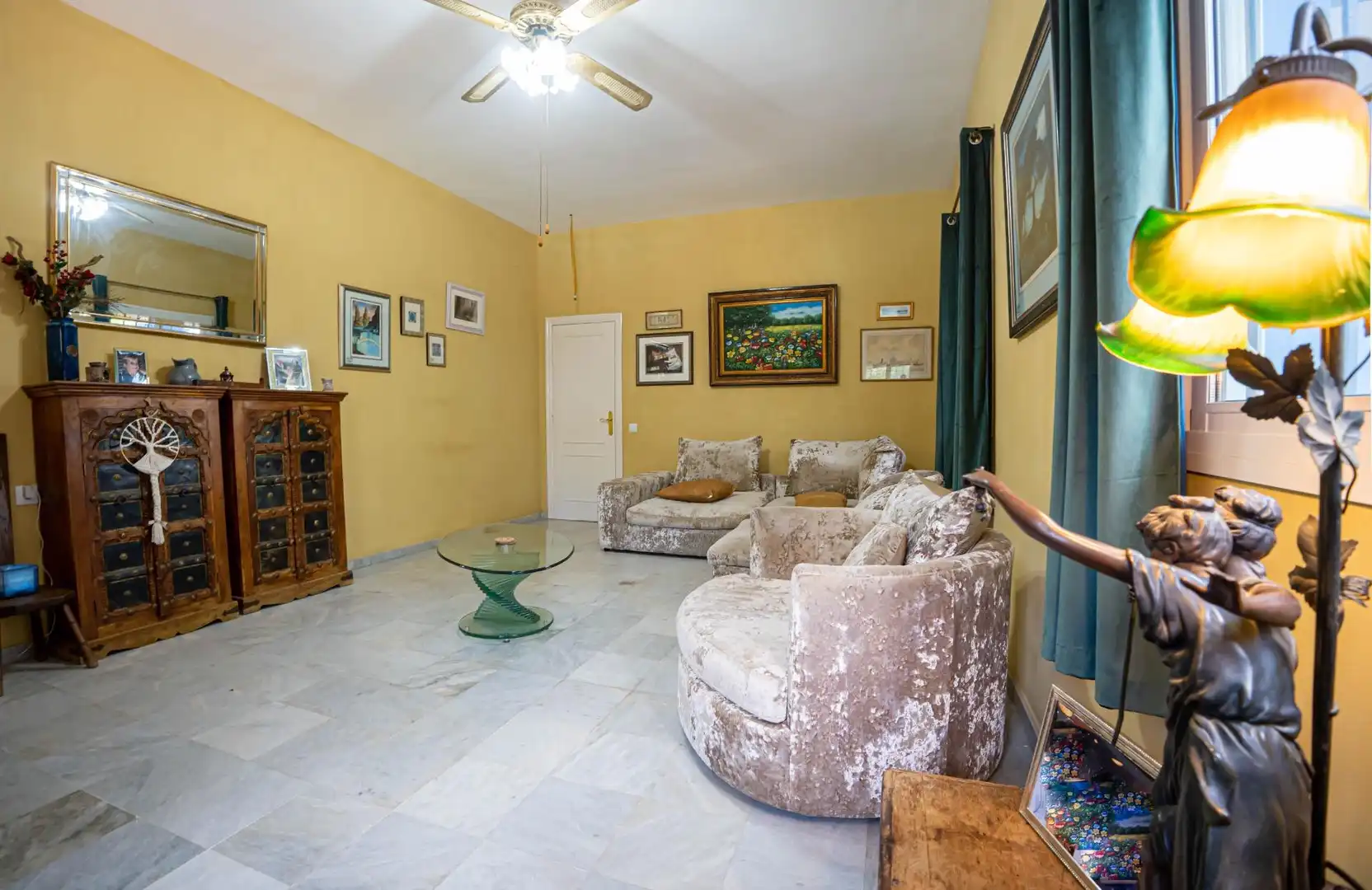Living room of Houses for sale in Marchena  with Air Conditioner, Heating and Private garden