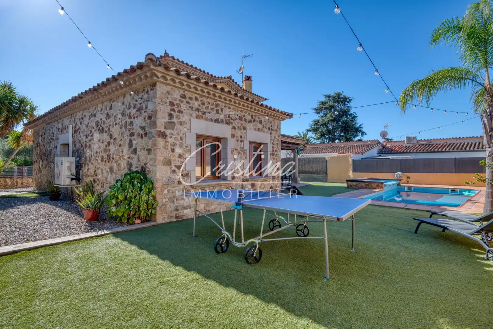 Terrassa de Casa o xalet en venda en Santa Cristina d'Aro amb Calefacció, Jardí privat i Terrassa