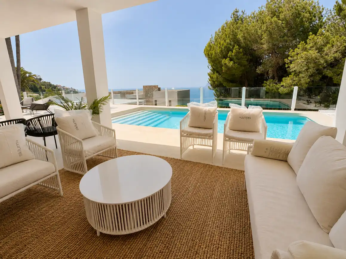 Terraza de Casa o chalet en venta en Altea con Aire acondicionado, Calefacción y Jardín privado