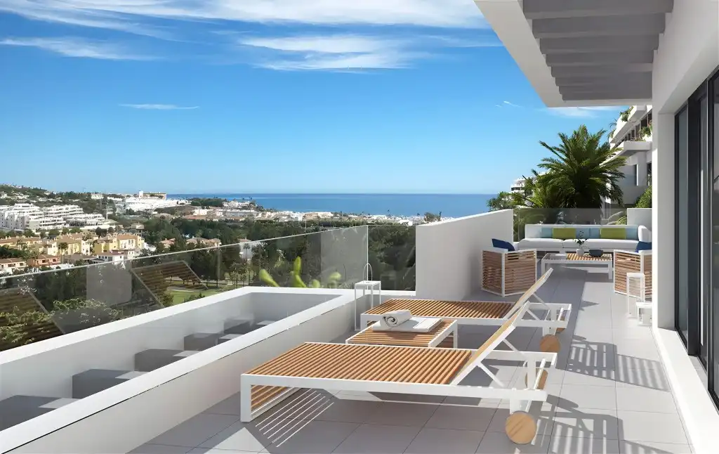 Apartamento con piscina en venta en Mijas pueblo
