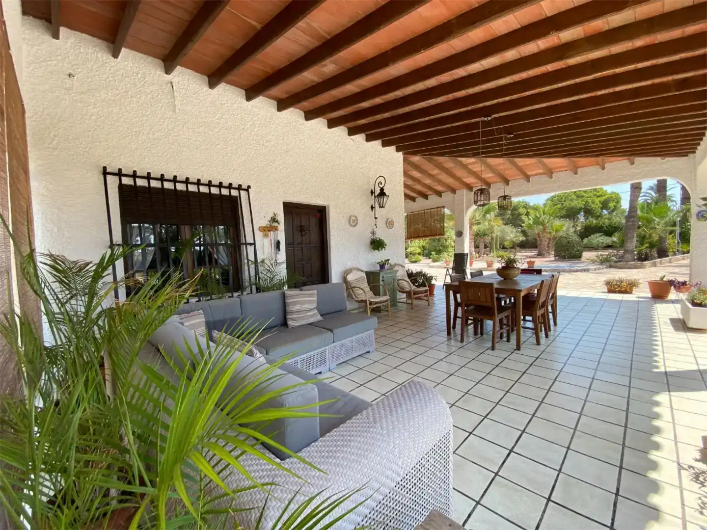 Terrassa de Casa o xalet en venda en Santa Pola amb Aire condicionat i Piscina