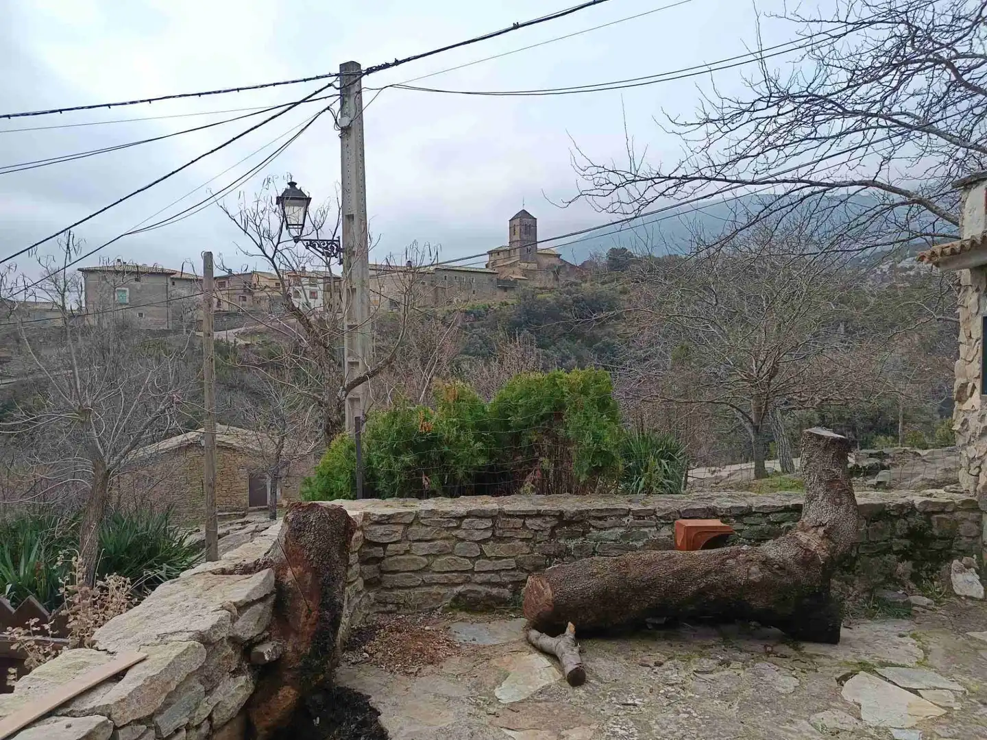 Vista exterior de Finca rústica en venta en Bierge con Calefacción, Terraza y Trastero