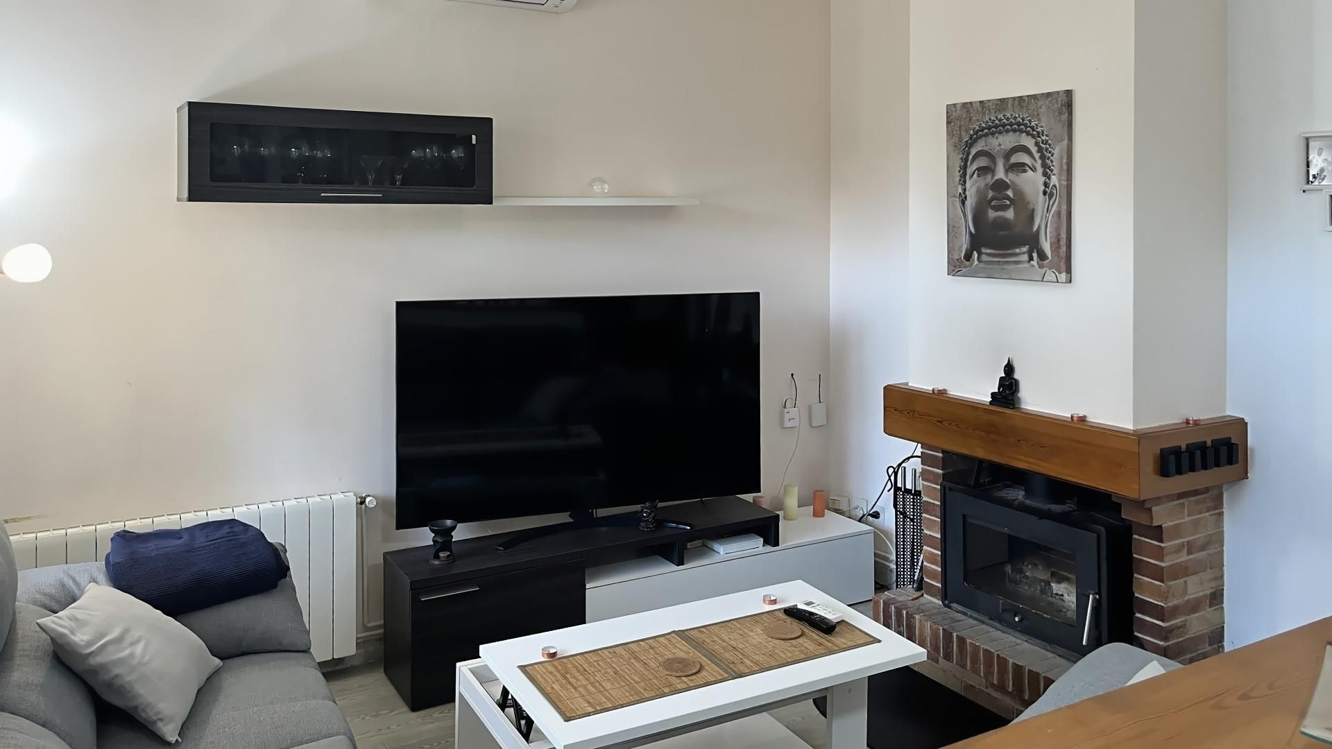 Sala d'estar de Casa o xalet en venda en Caldes de Malavella amb Calefacció i Terrassa
