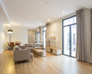 Sala d'estar de Apartament de lloguer en  Barcelona Capital amb Aire condicionat