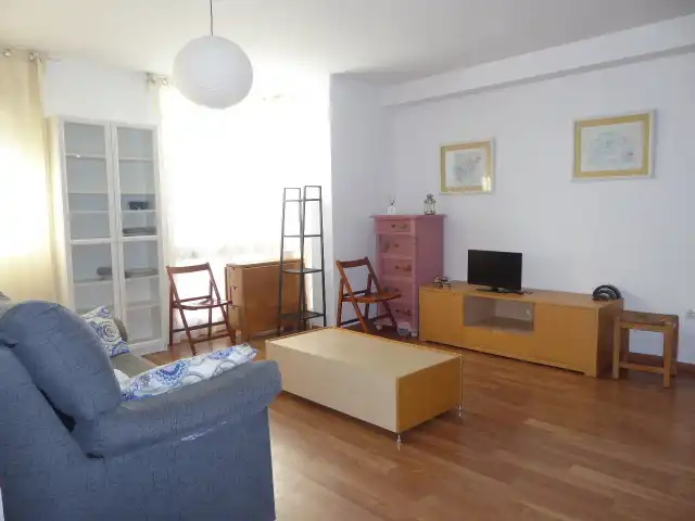 Sala de estar de Ático de alquiler en Málaga Capital con Aire acondicionado, Terraza y Amueblado