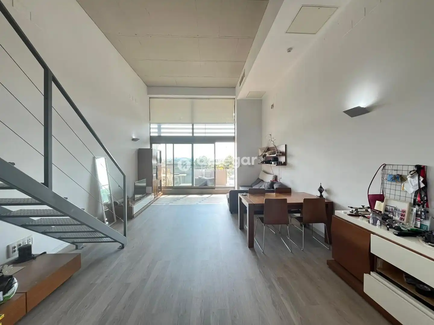Wohnzimmer von Wohnung zur Miete in Valencia mit Klimaanlage, Terrasse und Schwimmbad