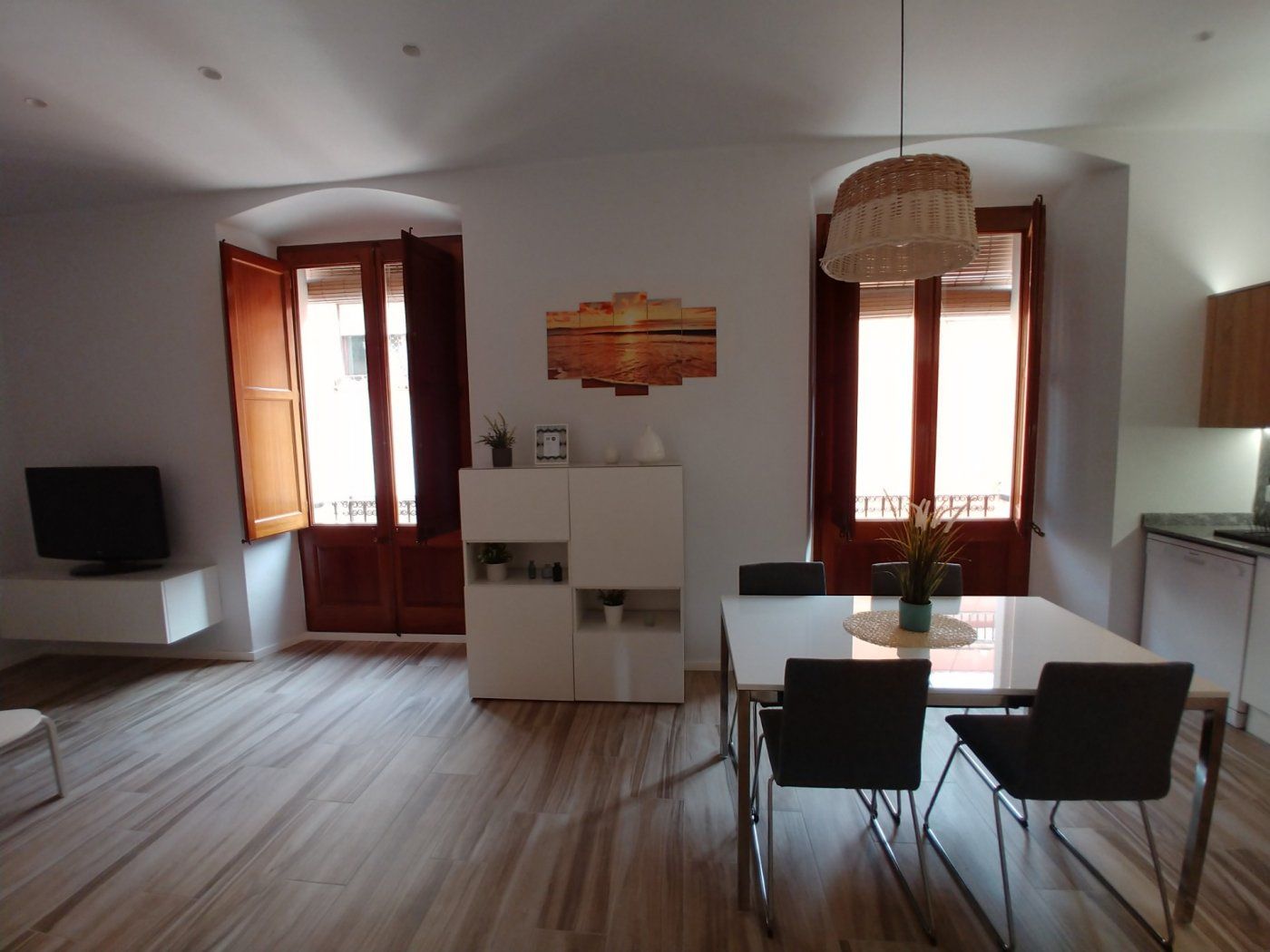 Dining room of Flat to rent in Palamós  with Air Conditioner and Terrace
