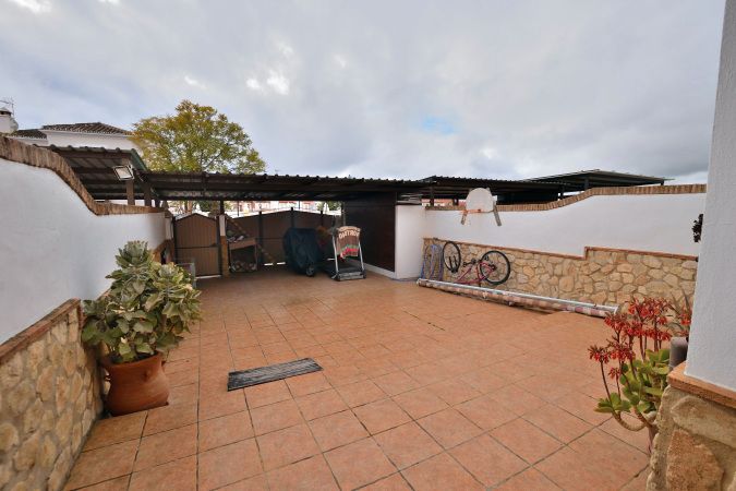 Garden of Single-family semi-detached for sale in Ronda  with Air Conditioner, Terrace and Storage room