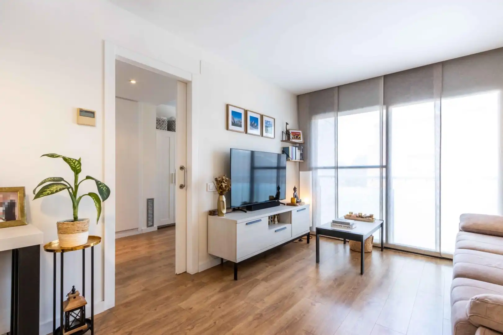 Sala de estar de Ático en venta en Sabadell con Aire acondicionado, Calefacción y Parquet
