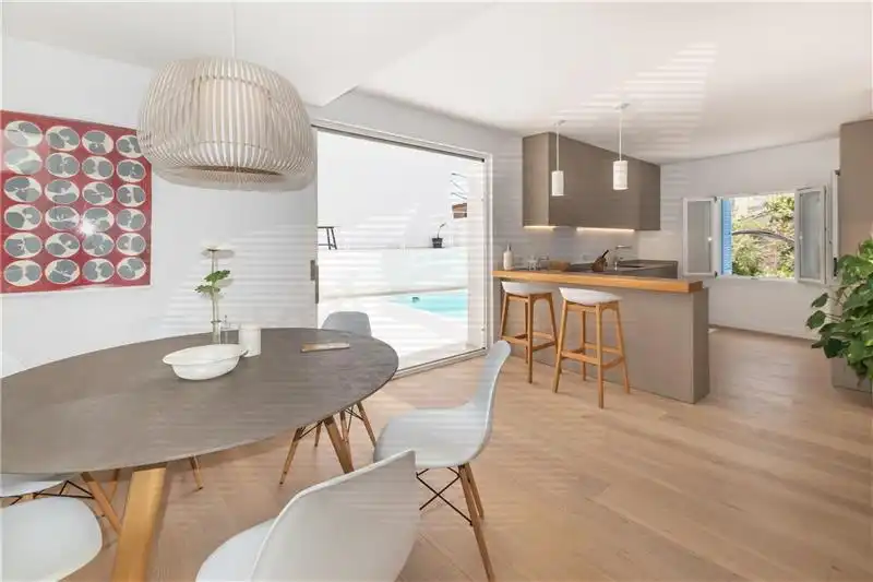 Comedor de Casa o chalet de alquiler en Selva con Aire acondicionado, Terraza y Trastero