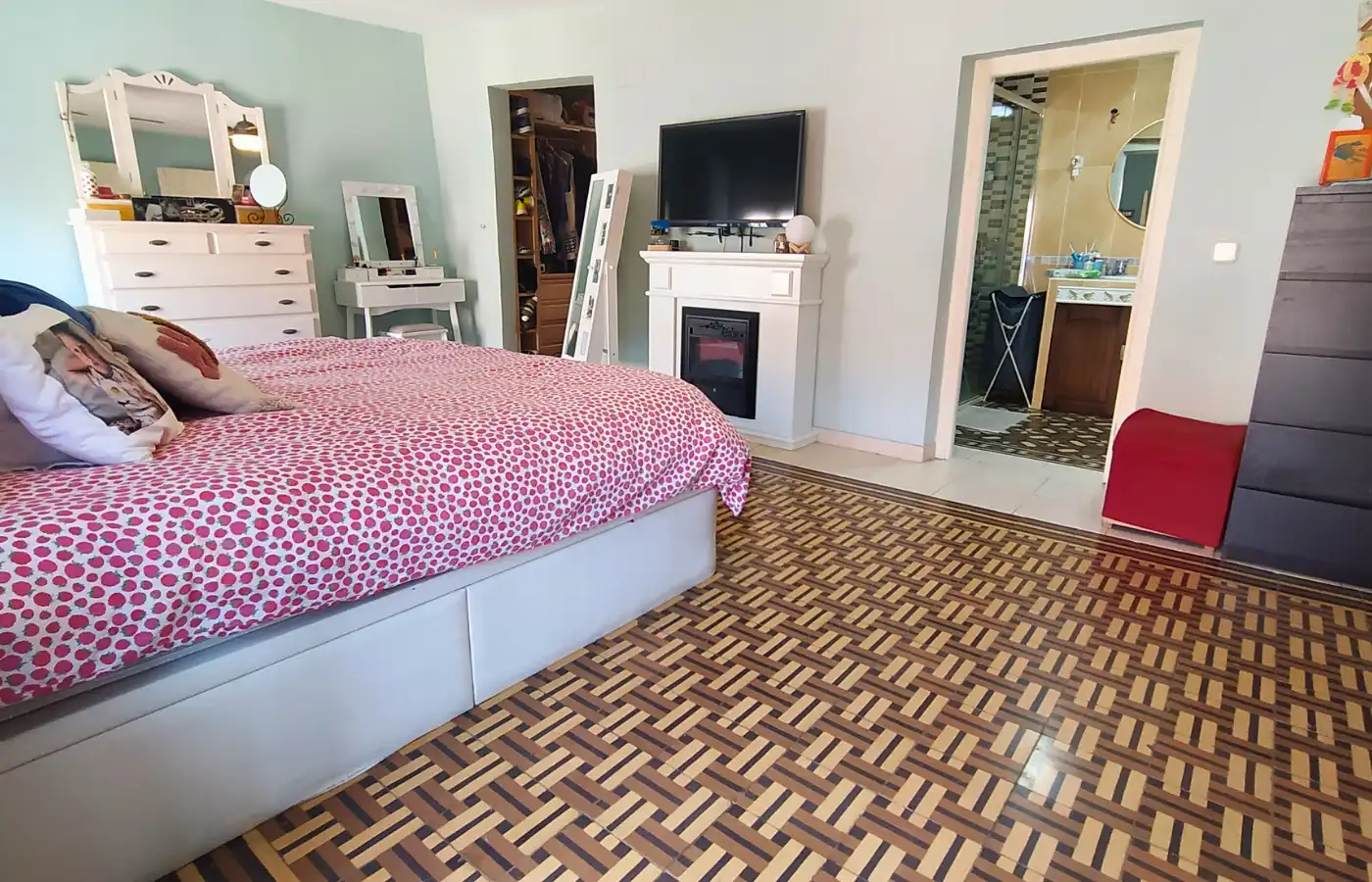 Habitación de Casa o chalet en venta en Los Santos de la Humosa con Jardín privado, Terraza y Trastero