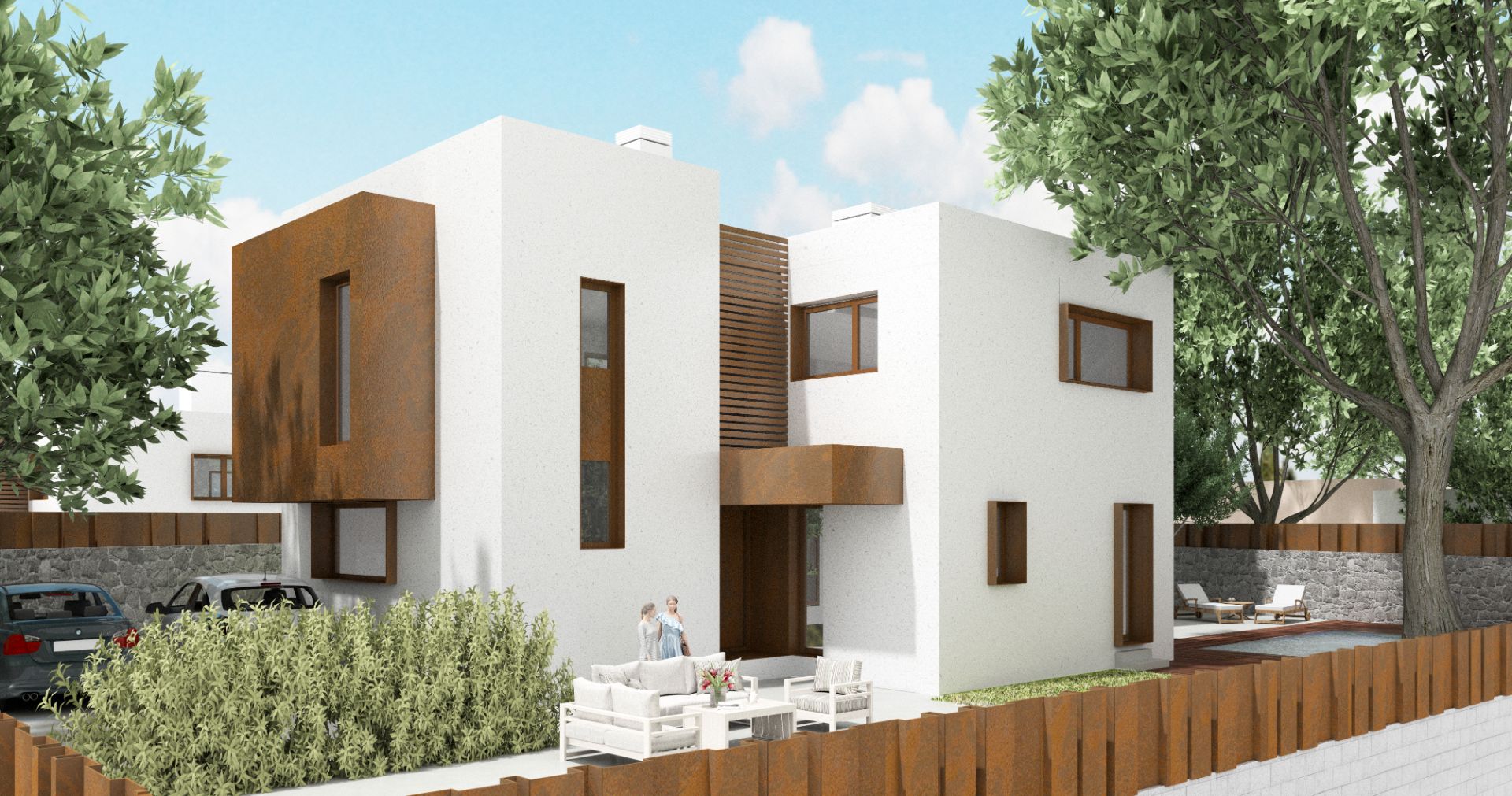 Vista exterior de Casa o xalet en venda en Torrelodones amb Calefacció, Jardí privat i Terrassa