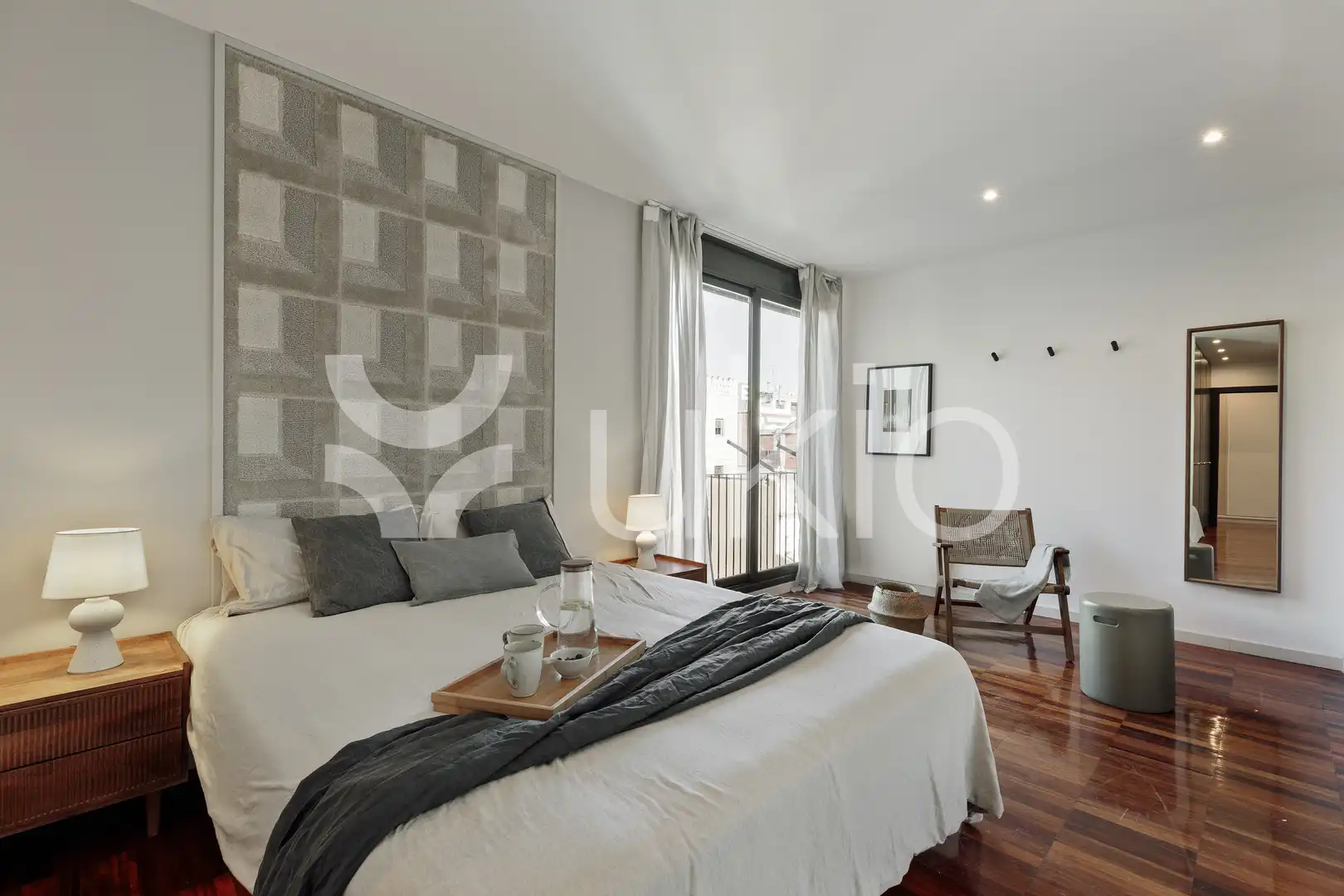 Habitación de Apartamento de alquiler en Barcelona con Aire acondicionado, Calefacción y Terraza