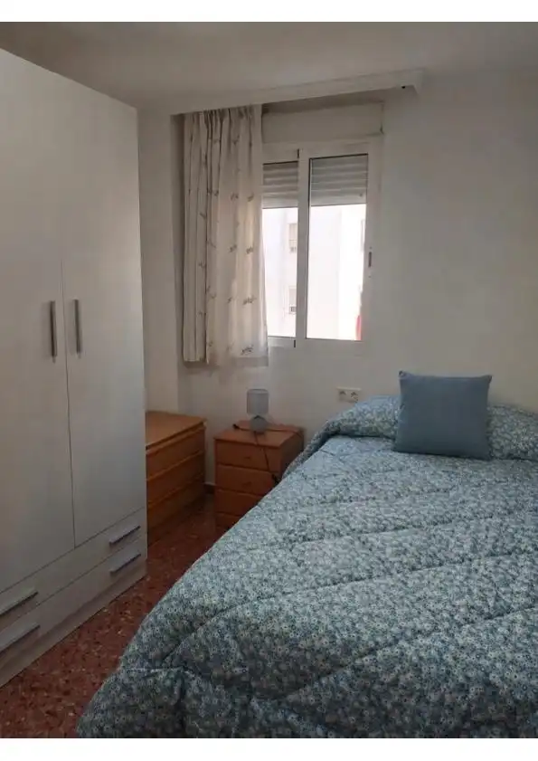 Bedroom of Flat for share in Valencia  with Heating, Furnished and Balcony