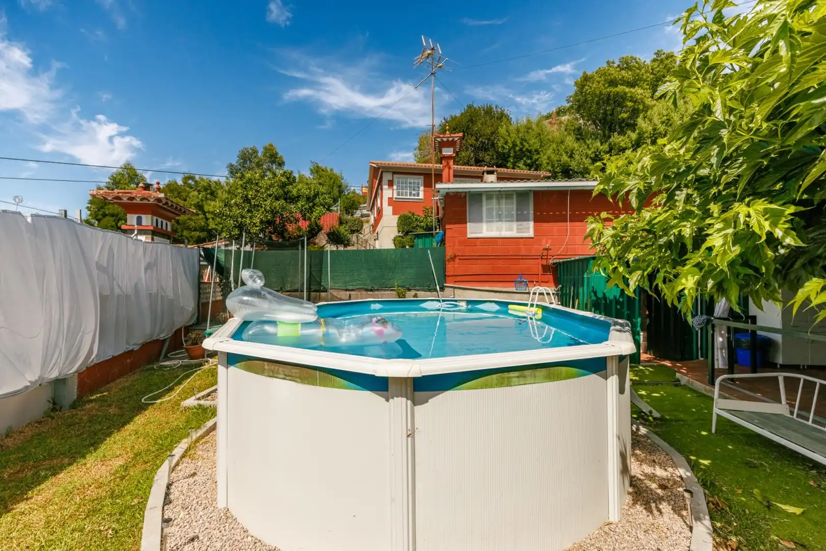 Swimming pool of Houses for sale in Vigo   with Heating, Private garden and Terrace