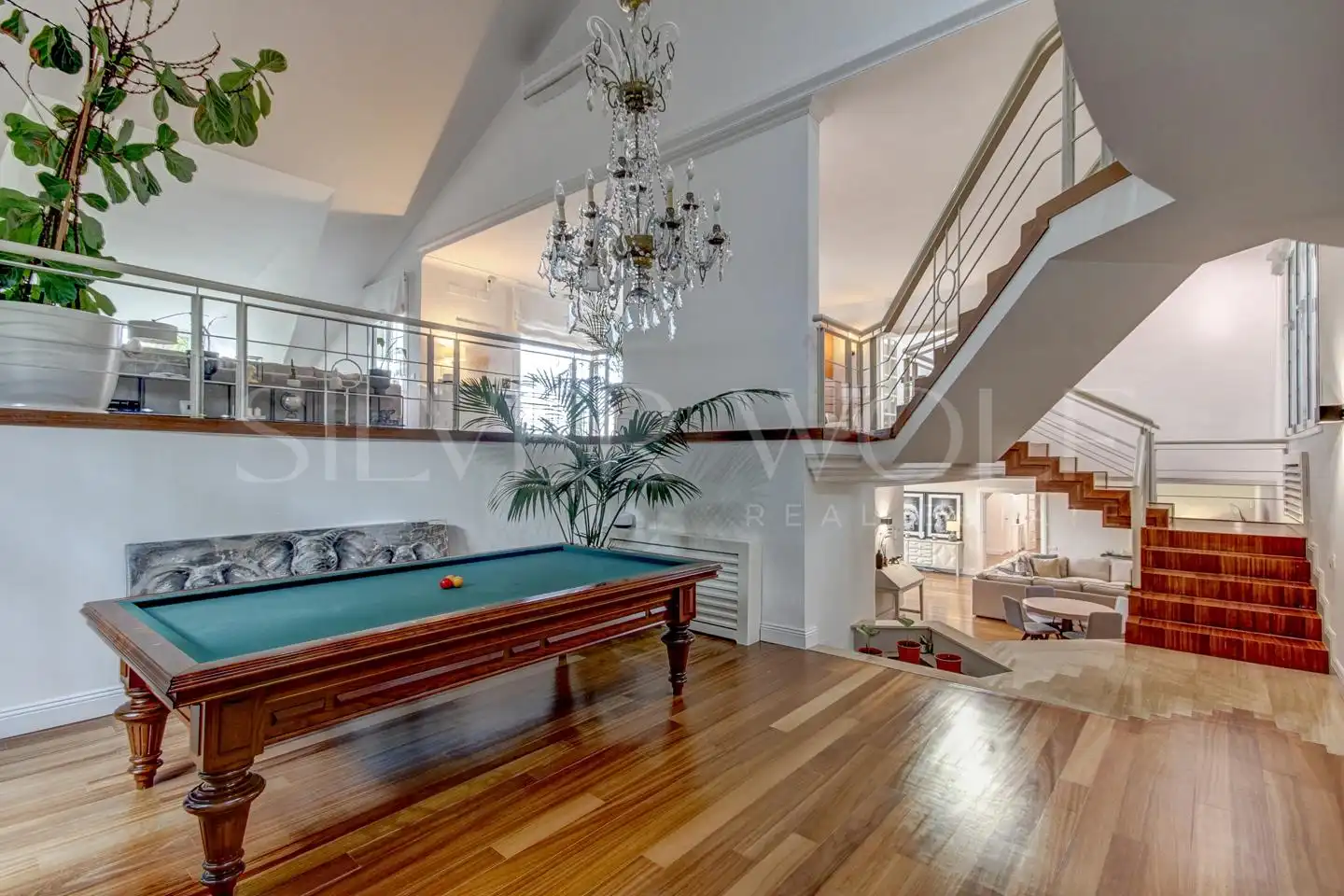 Living room of Houses for sale in Sant Cugat del Vallès  with Air Conditioner, Heating and Private garden