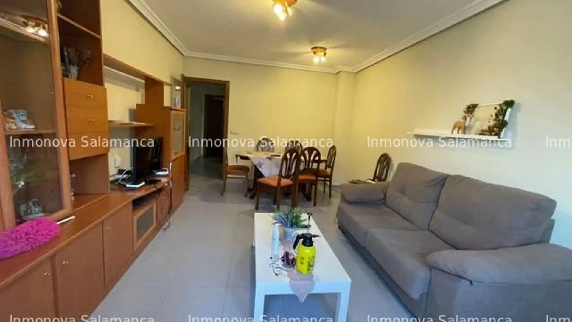 Sala de estar de Piso de alquiler en Salamanca Capital con Calefacción, Amueblado y Microondas