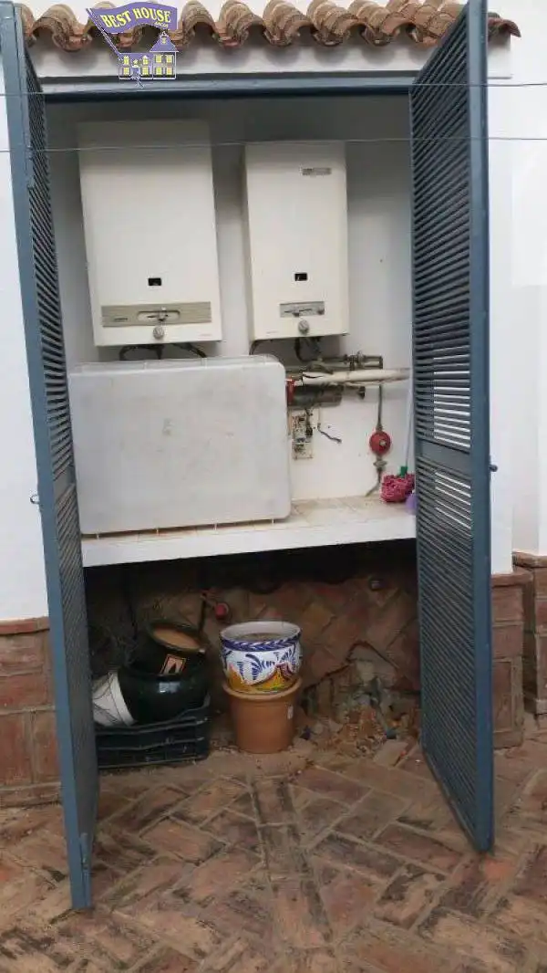 Cuina de Casa o xalet en venda en Arcos de la Frontera amb Aire condicionat, Jardí privat i Traster