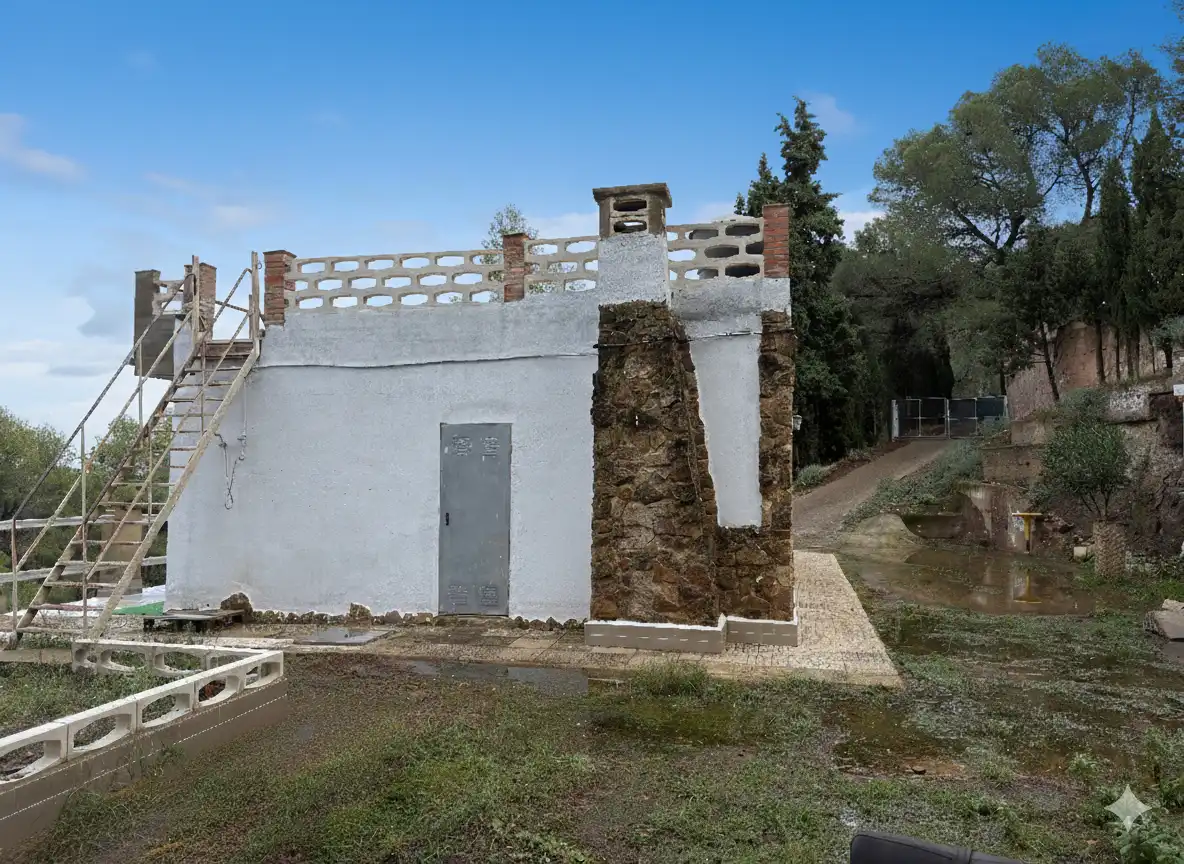 Vista exterior de Casa o chalet en venta en Estivella con Jardín privado, Terraza y Piscina