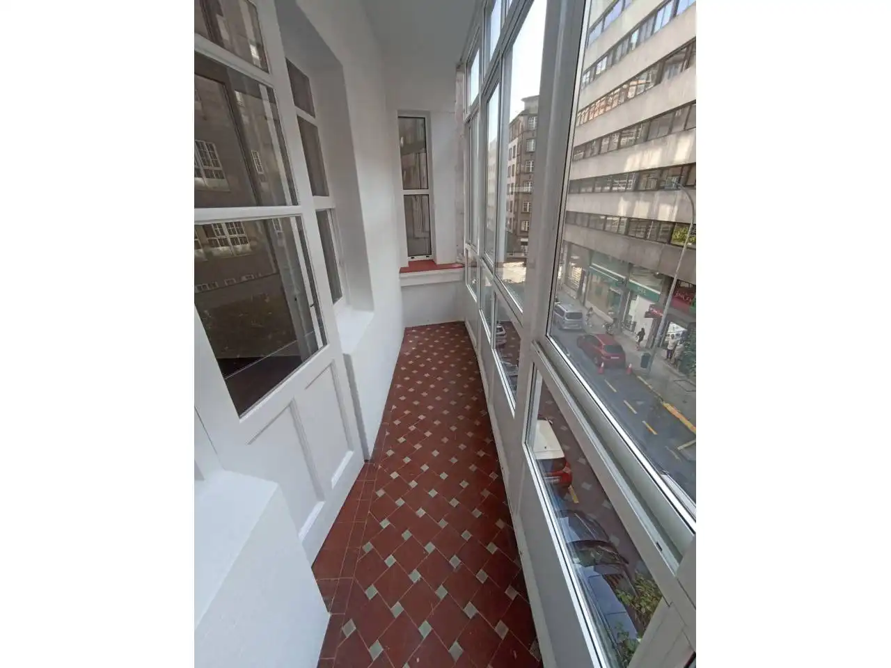Exterior view of Flat for rent in Santiago de Compostela   with Parquet flooring, Terrace and Alarm