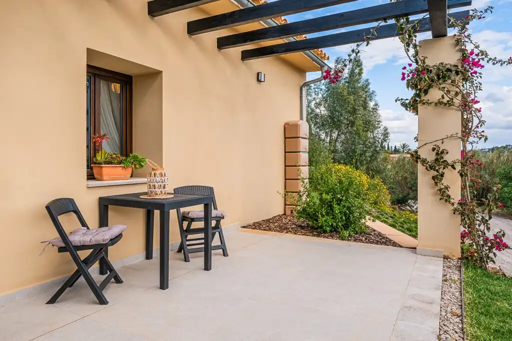Terrasse von Country house zum Verkauf in Marratxí mit Klimaanlage, Heizung und Privatgarten