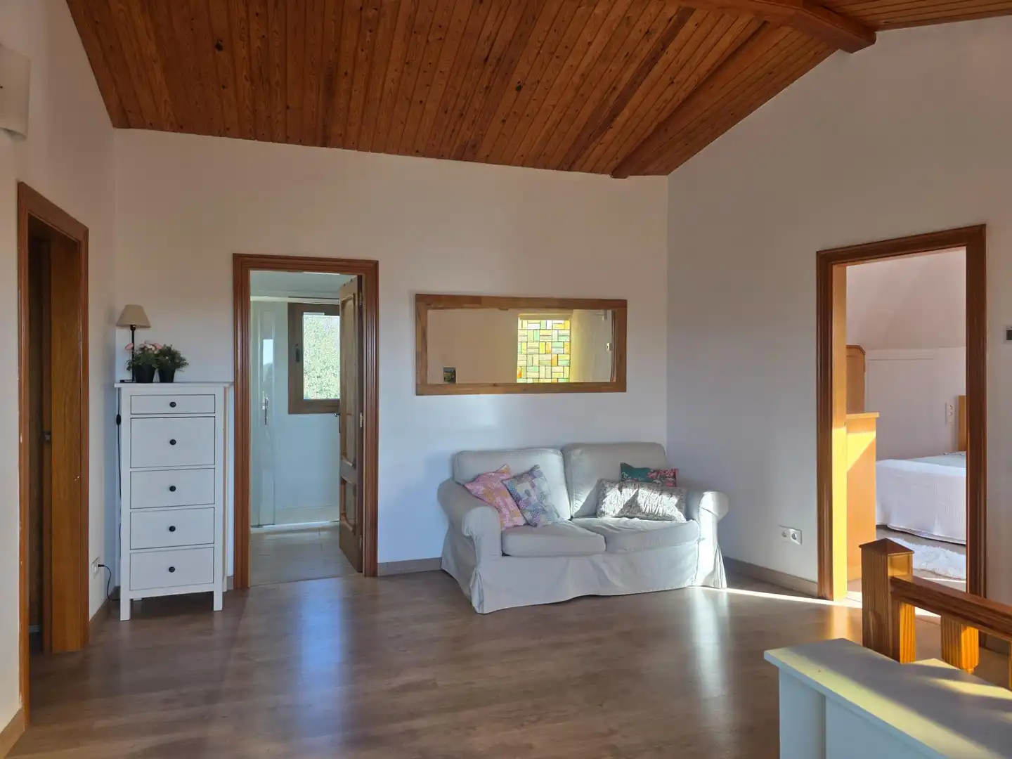 Sala d'estar de Casa o xalet en venda en Sant Antoni de Vilamajor amb Calefacció, Jardí privat i Terrassa