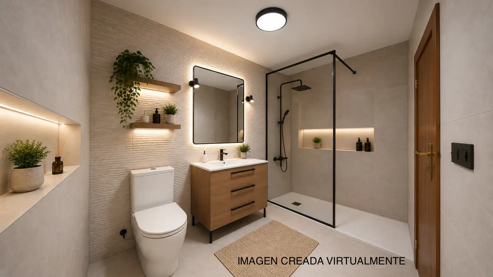 Baño de Piso en venta en Vigo  con Calefacción, Parquet y Amueblado