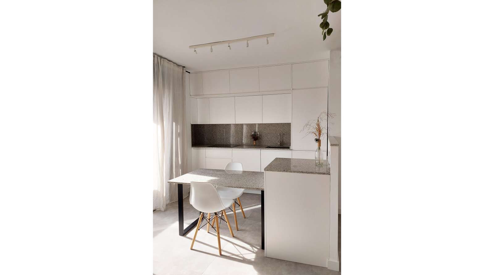 Kitchen of Study to share in  Madrid Capital  with Air Conditioner, Heating and Terrace