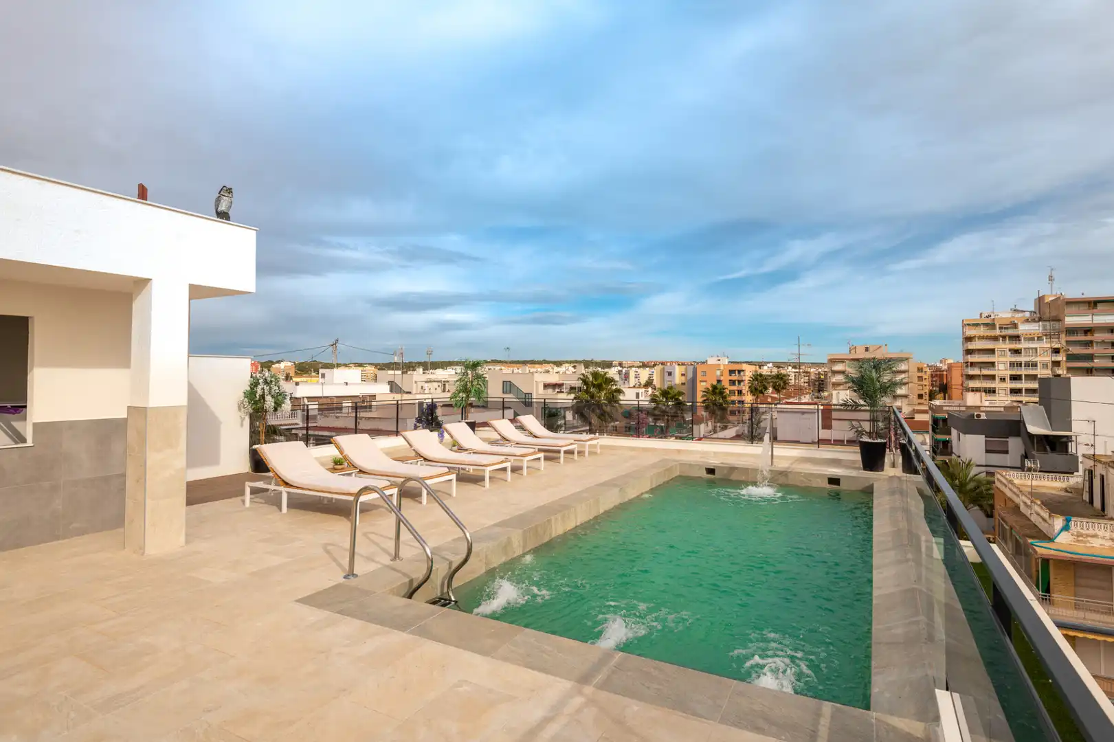 Swimming pool of Buildings for sale in Santa Pola  with Alarm and Community pool