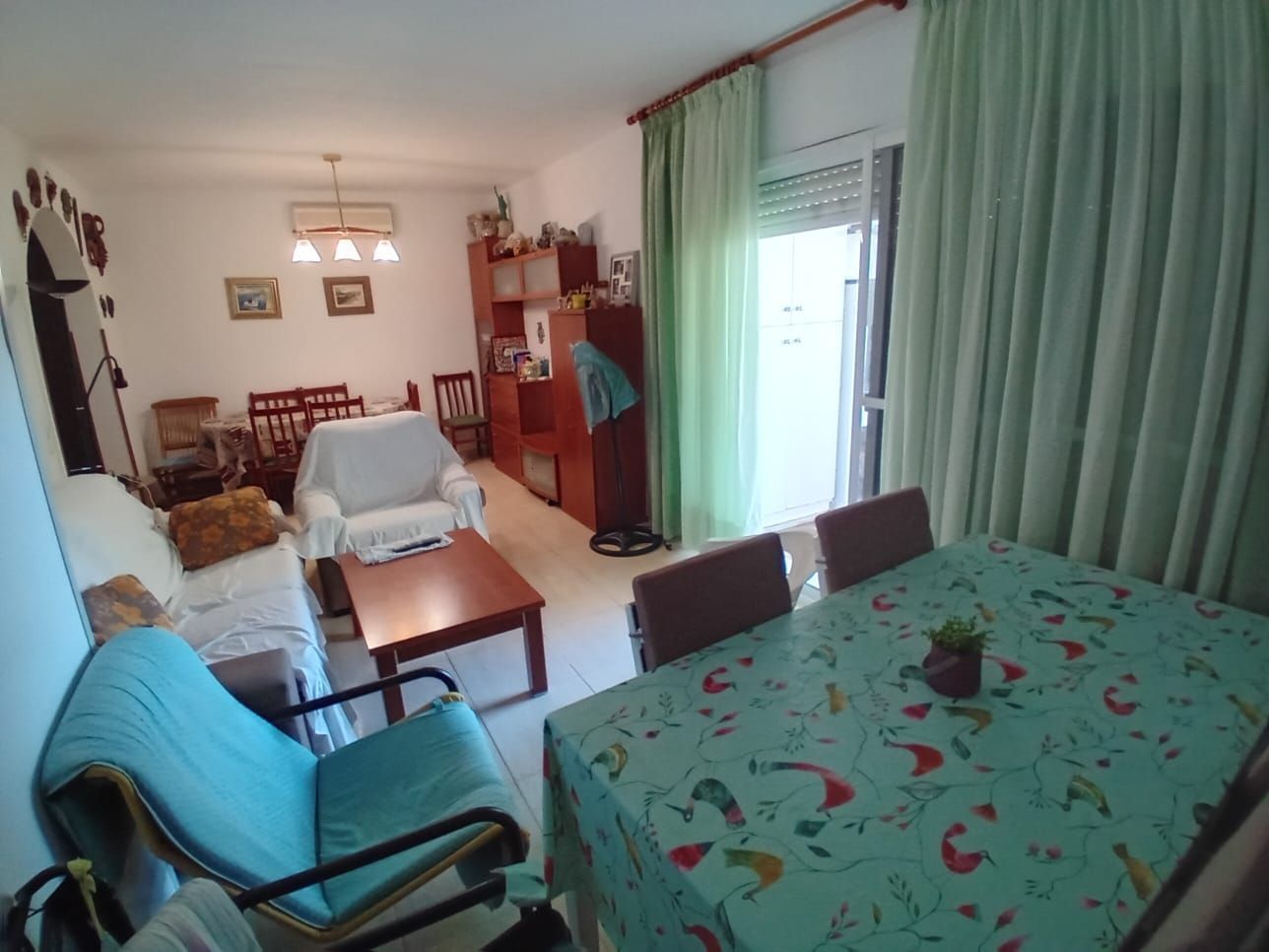 Menjador de Casa adosada en venda en Vandellòs i l'Hospitalet de l'Infant amb Aire condicionat, Calefacció i Moblat