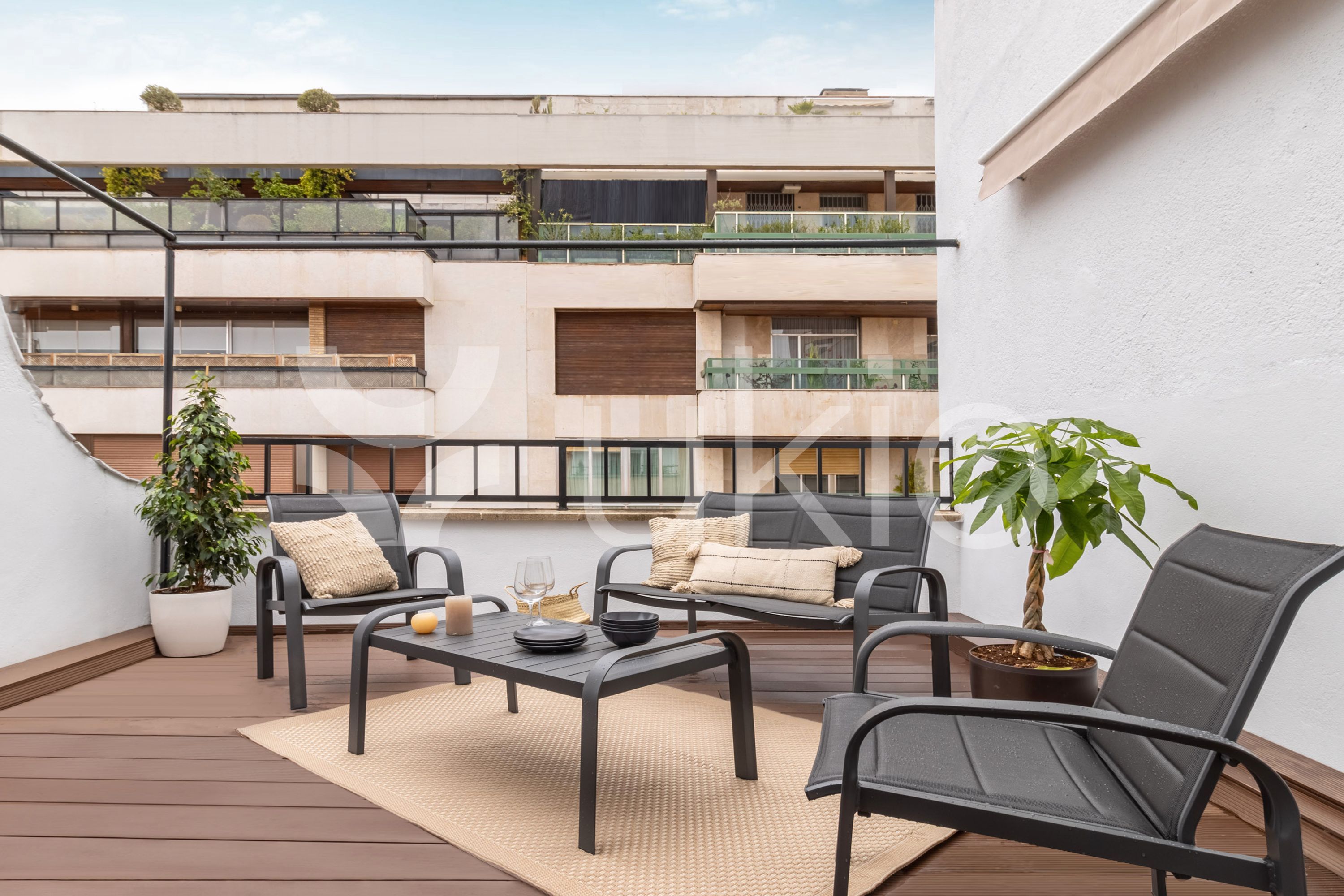 Terrace of Apartment to rent in  Madrid Capital  with Air Conditioner, Heating and Terrace