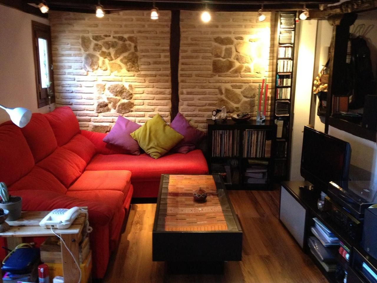 Sala d'estar de Pis en venda en  Toledo Capital amb Calefacció i Terrassa