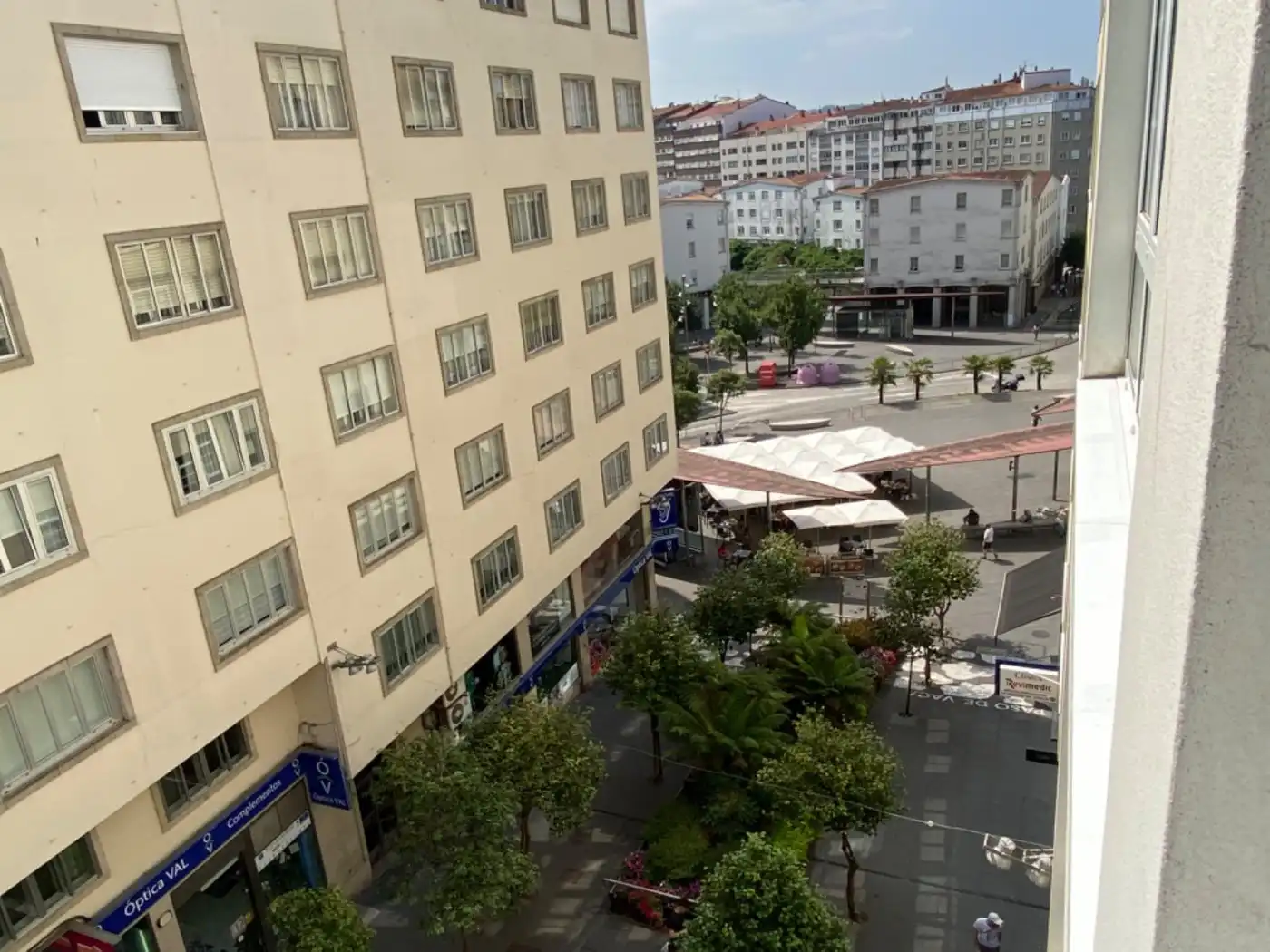Exterior view of Flat for rent in Santiago de Compostela   with Heating and Furnished