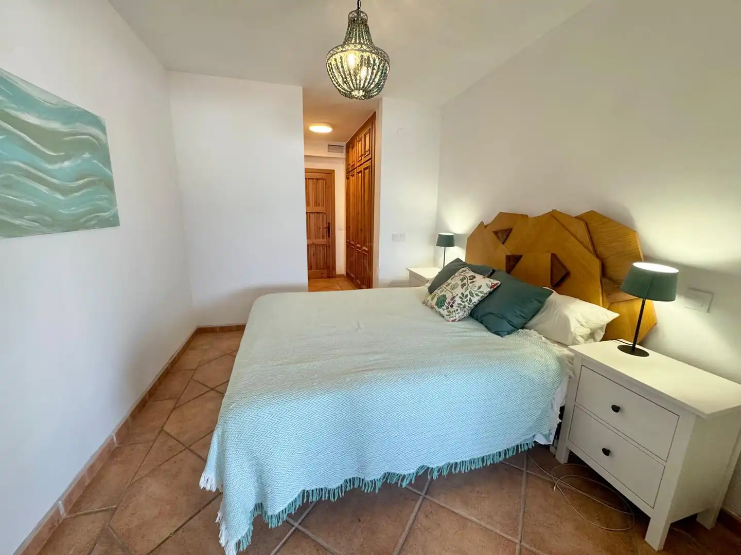 Bedroom of Apartments for rent in Marbella  with Air Conditioner, Terrace and Furnished