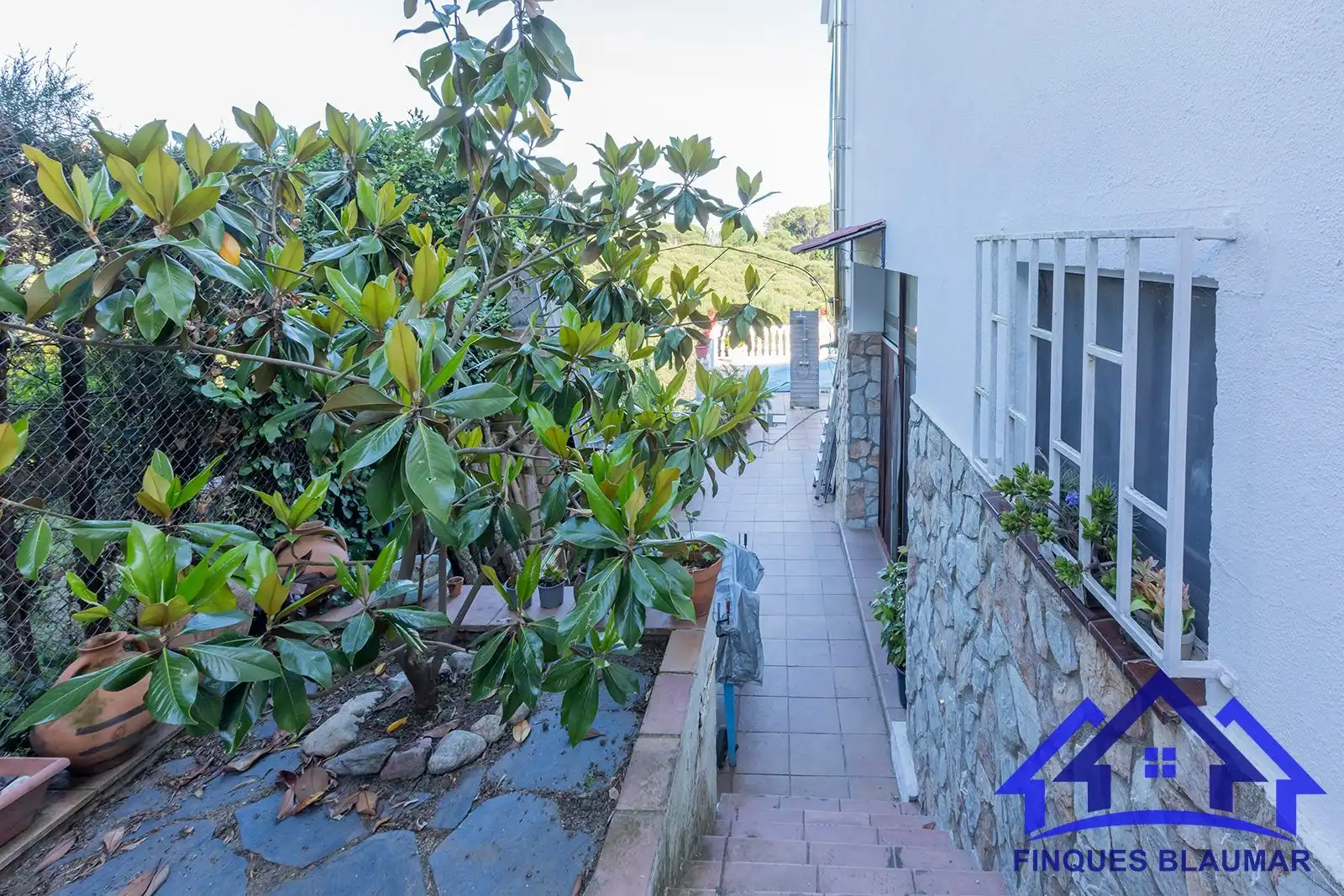 Terrassa de Casa o xalet en venda en Sant Iscle de Vallalta amb Aire condicionat, Calefacció i Jardí privat
