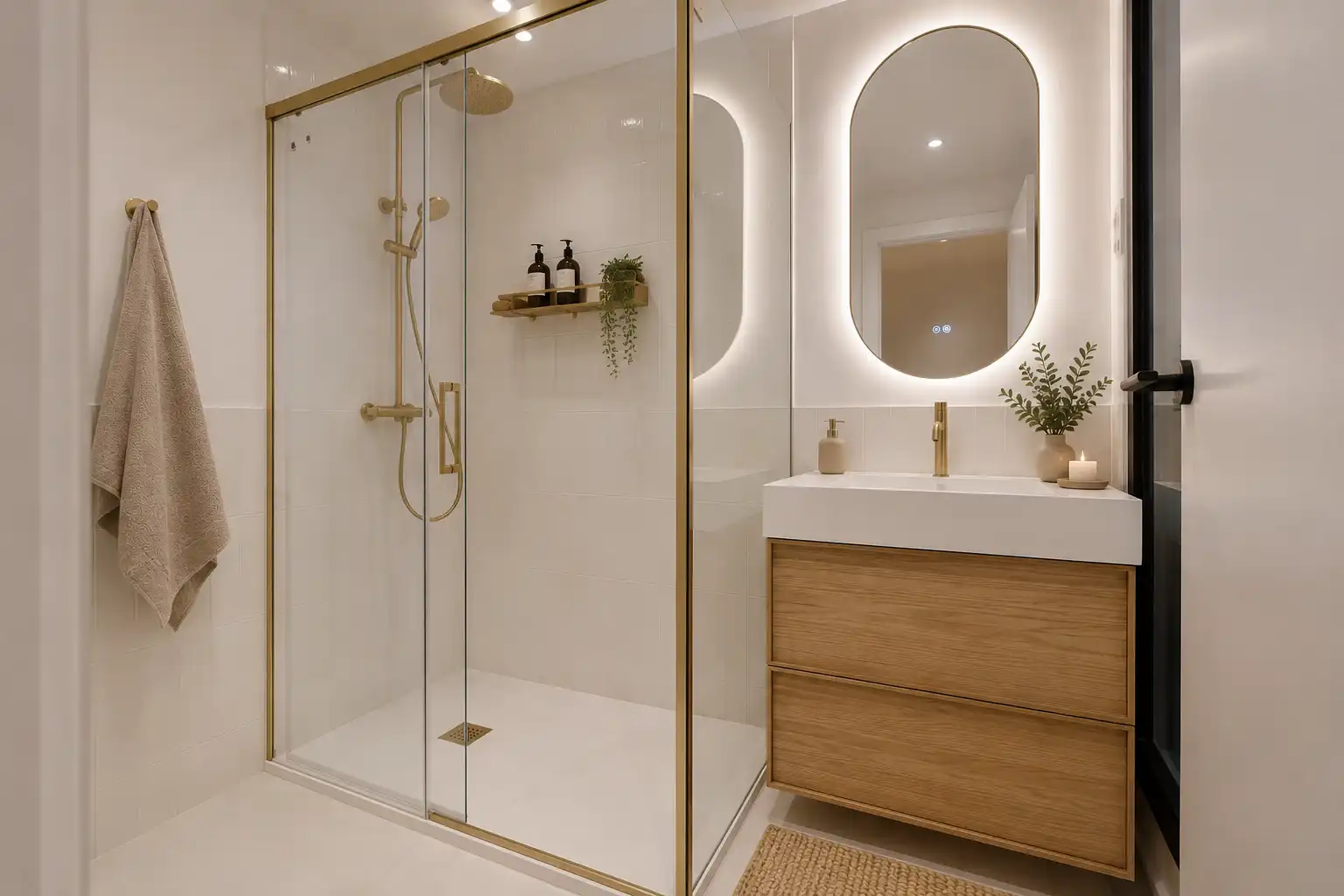 Bathroom of Flat for sale in L'Hospitalet de Llobregat  with Heating, Terrace and Balcony