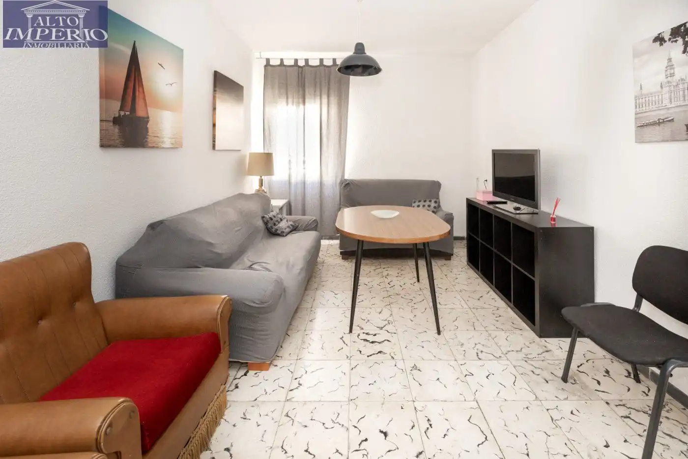 Sala de estar de Piso de alquiler en Granada