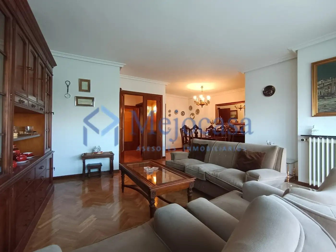 Sala de estar de Piso en venta en Madrid con Calefacción, Jardín privado y Parquet
