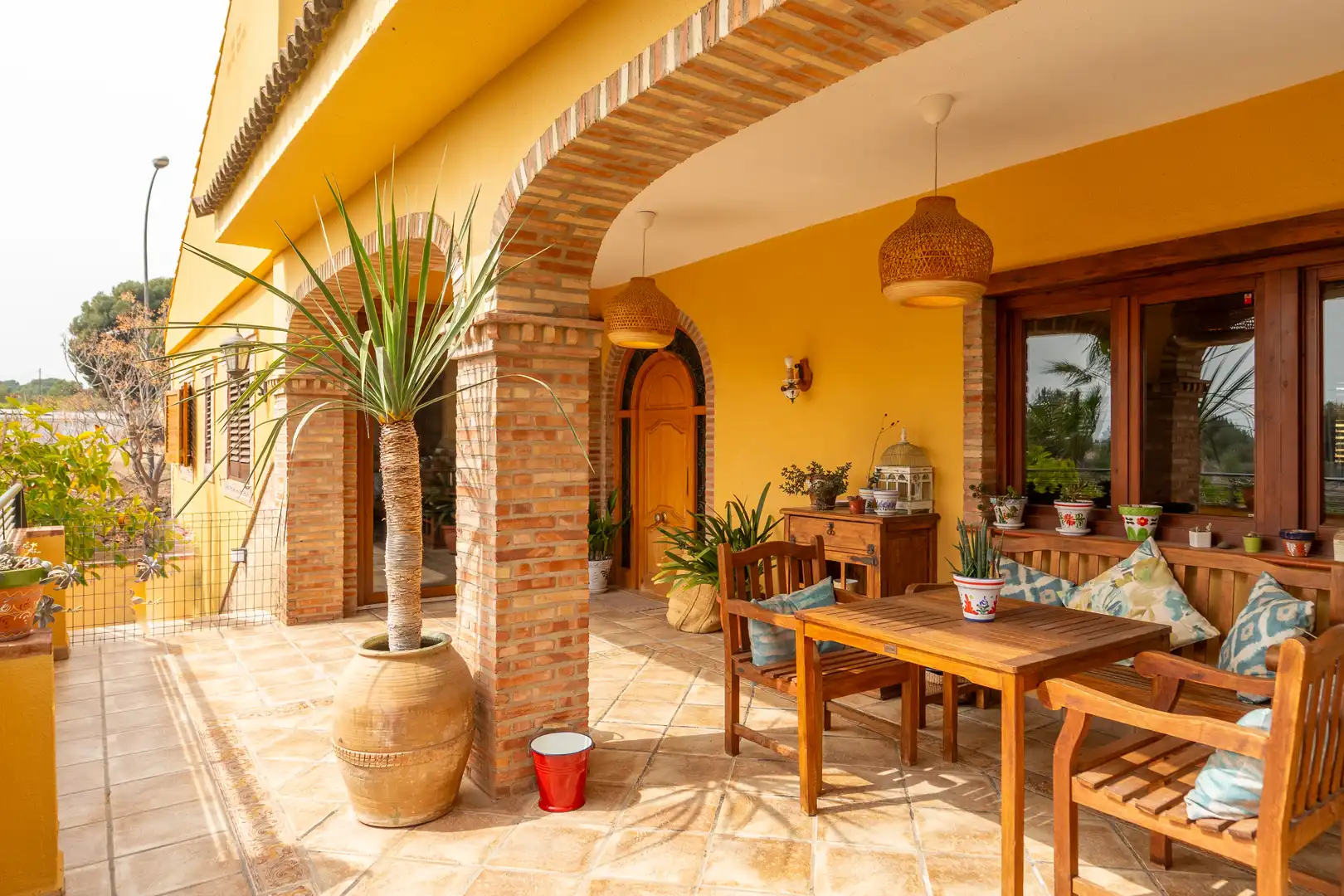 Terrassa de Casa o xalet en venda en Náquera amb Aire condicionat, Calefacció i Jardí privat