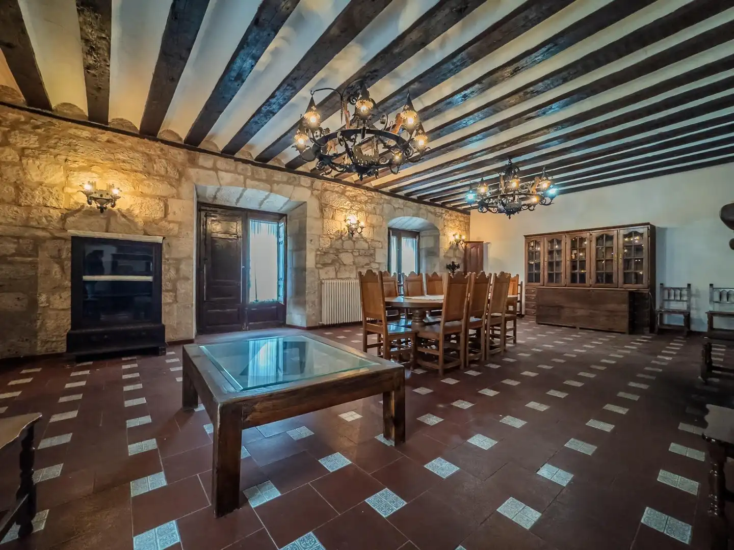 Dining room of Country homes for sale in Briviesca  with Heating, Private garden and Terrace