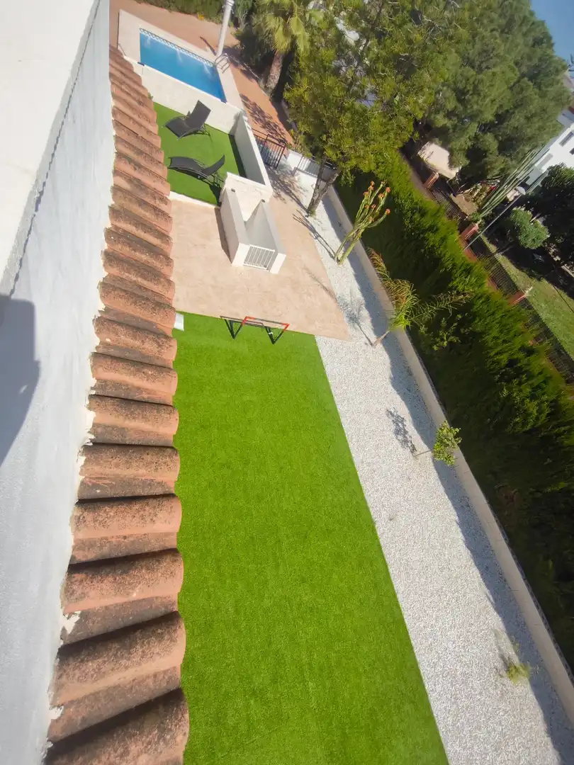 Terraza de Casa o chalet en venta en San Vicente del Raspeig / Sant Vicent del Raspeig con Piscina comunitaria