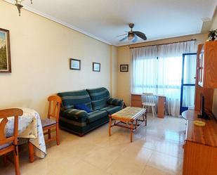 Living room of Apartment to rent in Villajoyosa / La Vila Joiosa  with Air Conditioner, Heating and Private garden