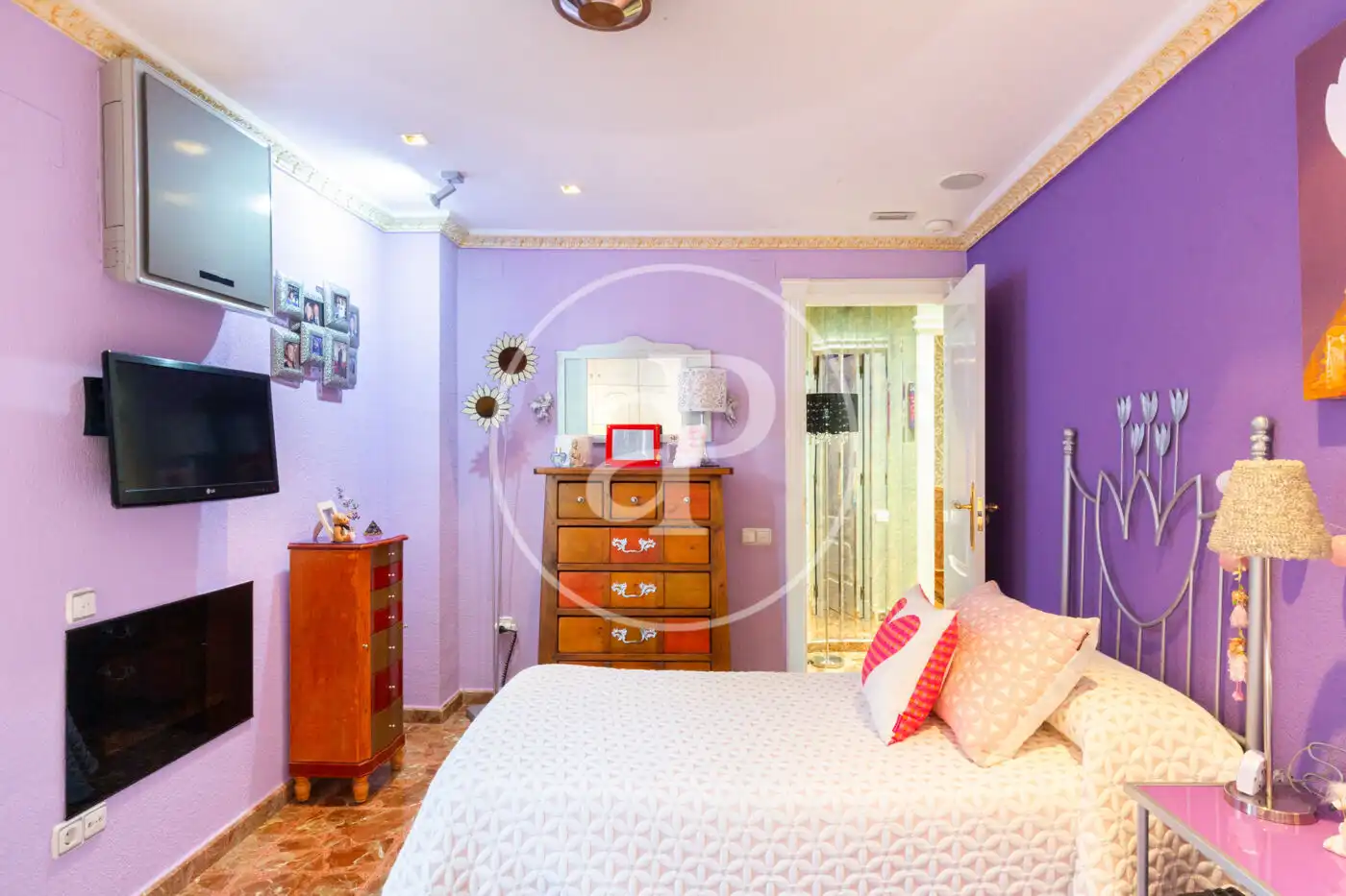 Habitación de Casa o chalet en venta en Elda con Aire acondicionado, Calefacción y Jardín privado