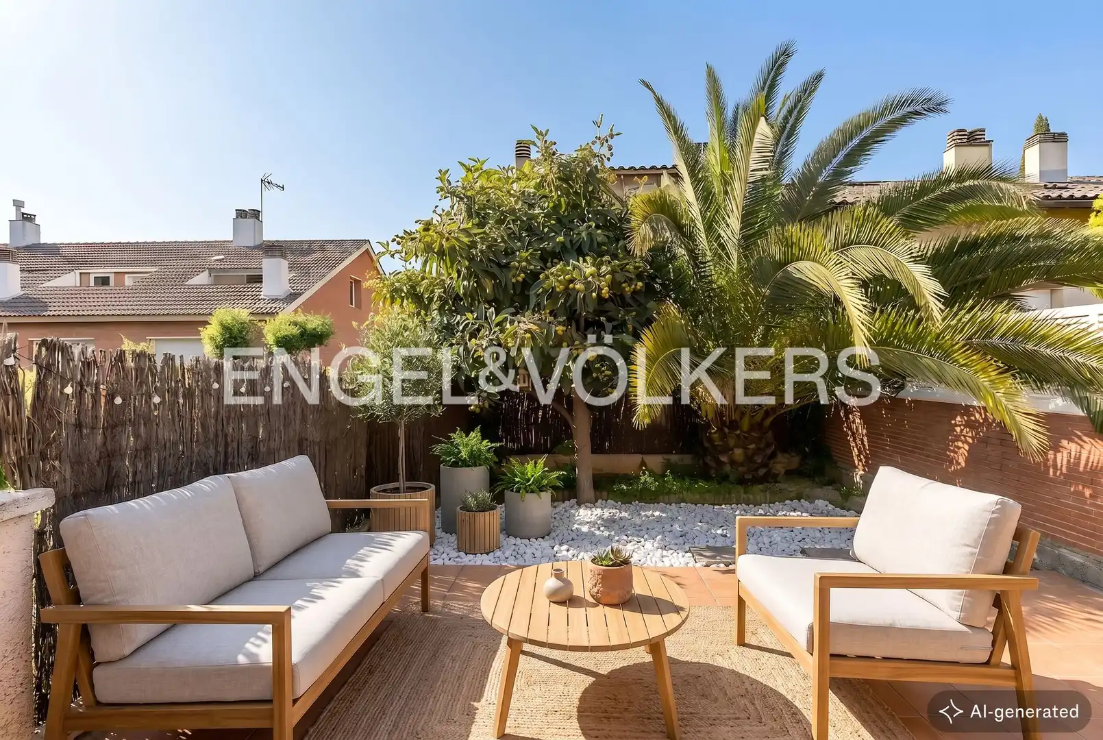 Terraza de Casa o chalet en venta en Sant Cugat del Vallès con Aire acondicionado, Calefacción y Jardín privado