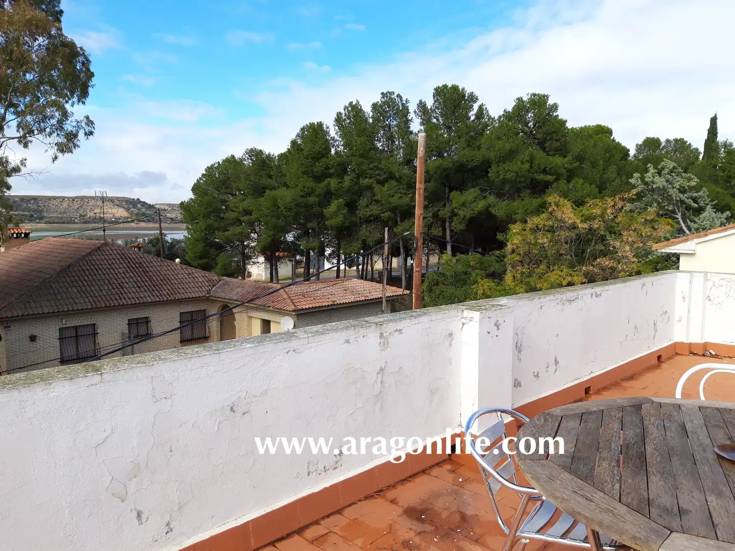 Terrassa de Casa o xalet en venda en Caspe amb Aire condicionat, Calefacció i Jardí privat