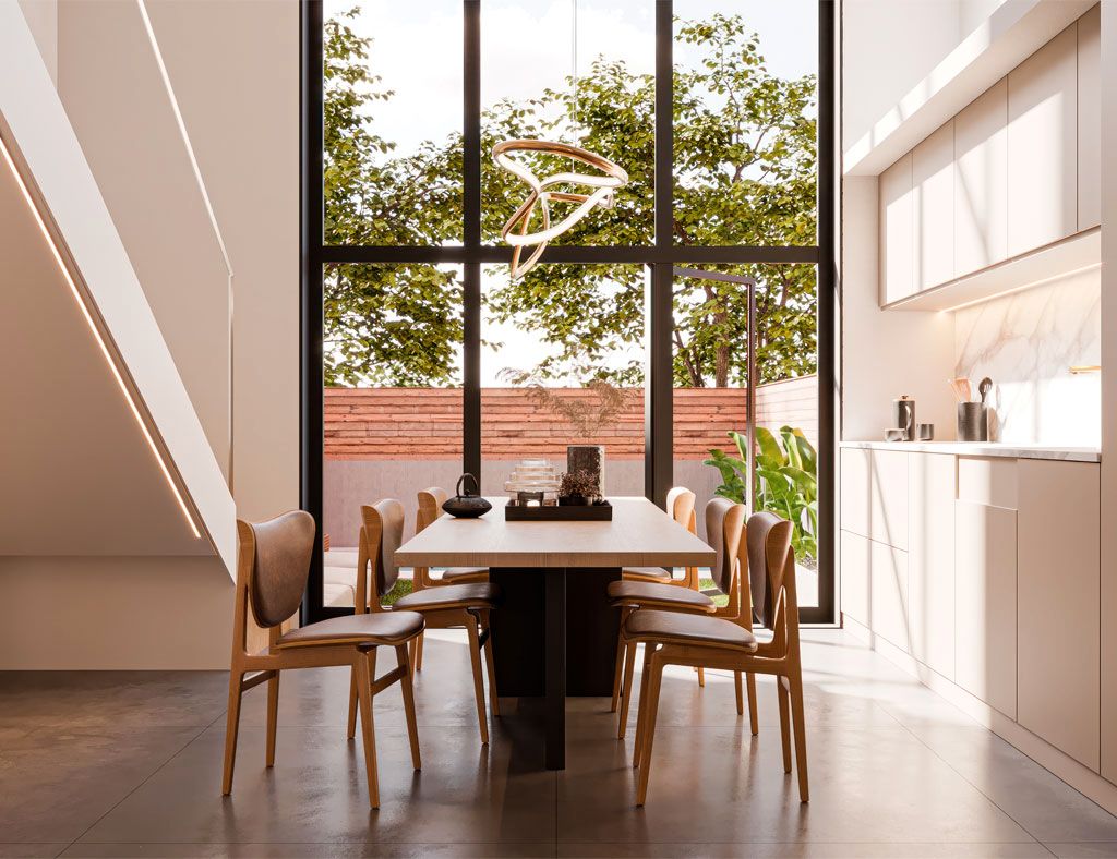 Dining room of Single-family semi-detached for sale in Hostalric  with Air Conditioner, Heating and Private garden