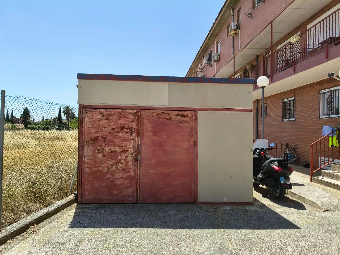 Vista exterior de Garaje en venta en Zaragoza