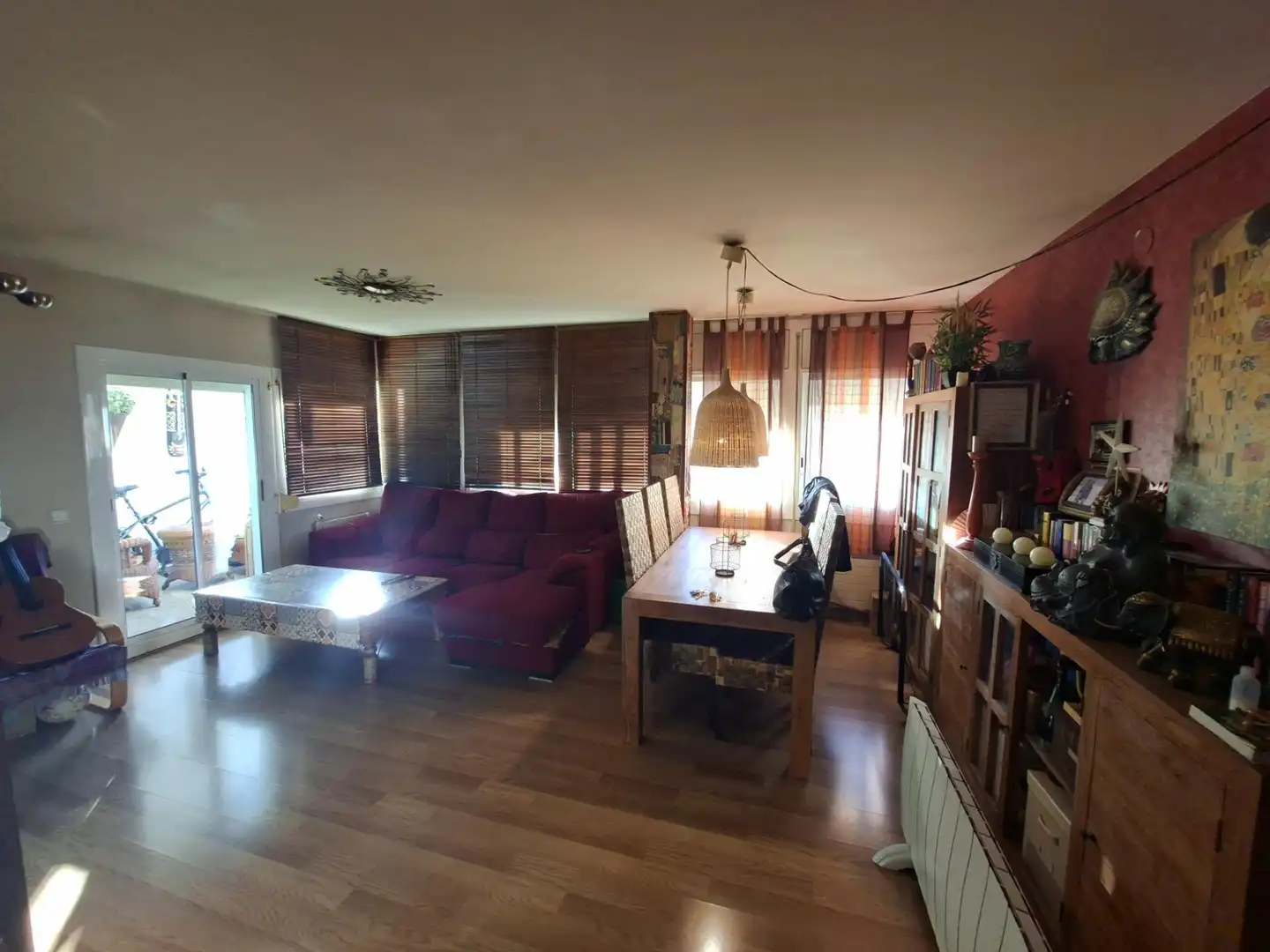 Sala d'estar de Pis en venda en Vilafranca del Penedès amb Calefacció, Parquet i Terrassa